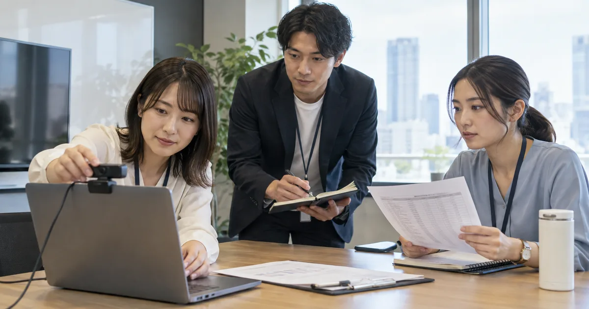 法人研修の担当者と受講者向けZoom案内を整理する運営者